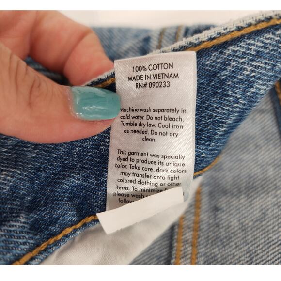 PacSun Boyfriend Distressed High-Rise Jeans Light Wash Women’s Size 30 NWT - Picture 10 of 12